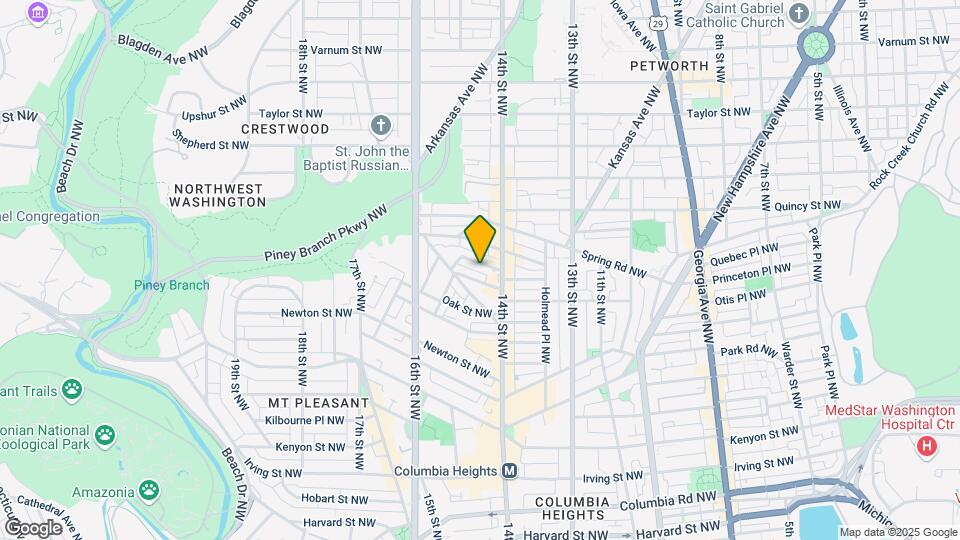 1420 Parkwood Pl NW Map and Location Details