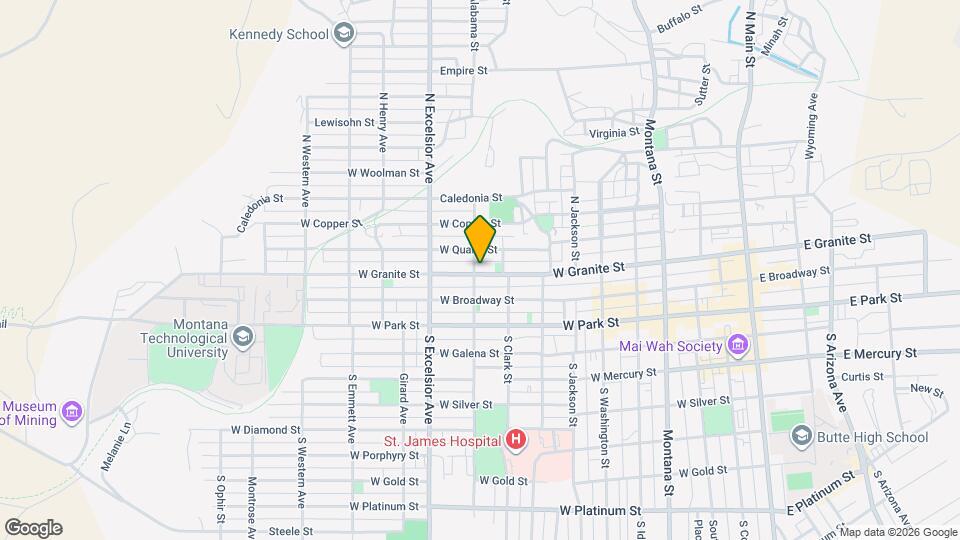 731 W Granite St, Unit B Map and Location Details