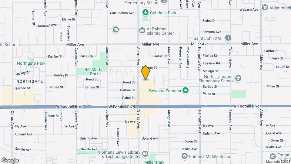 16947 Reed St Mapa y Detalles de la Ubicación
