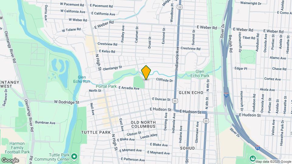 2714 Calumet St-Unit -1.1348192 Map and Location Details