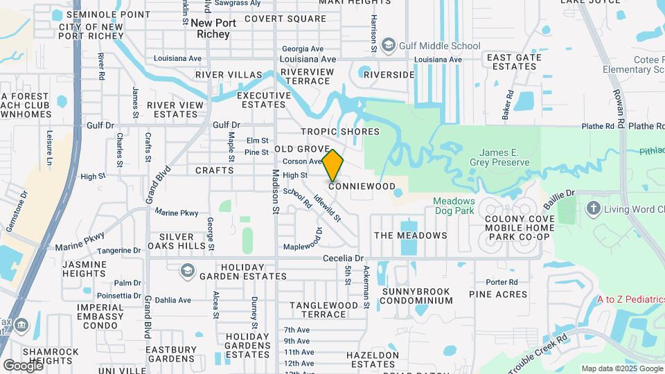 6235 Maplewood Dr Map and Location Details