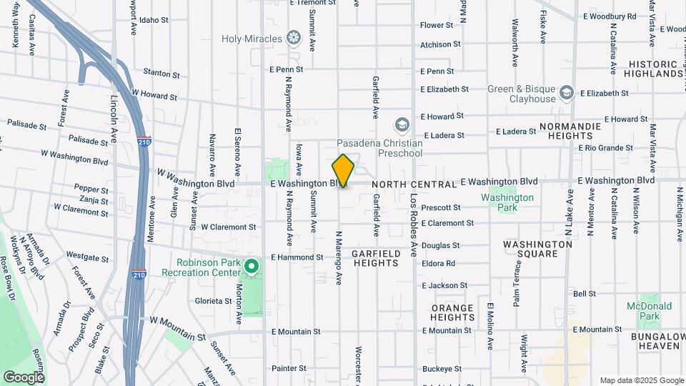 1310 N Marengo Ave Map and Location Details