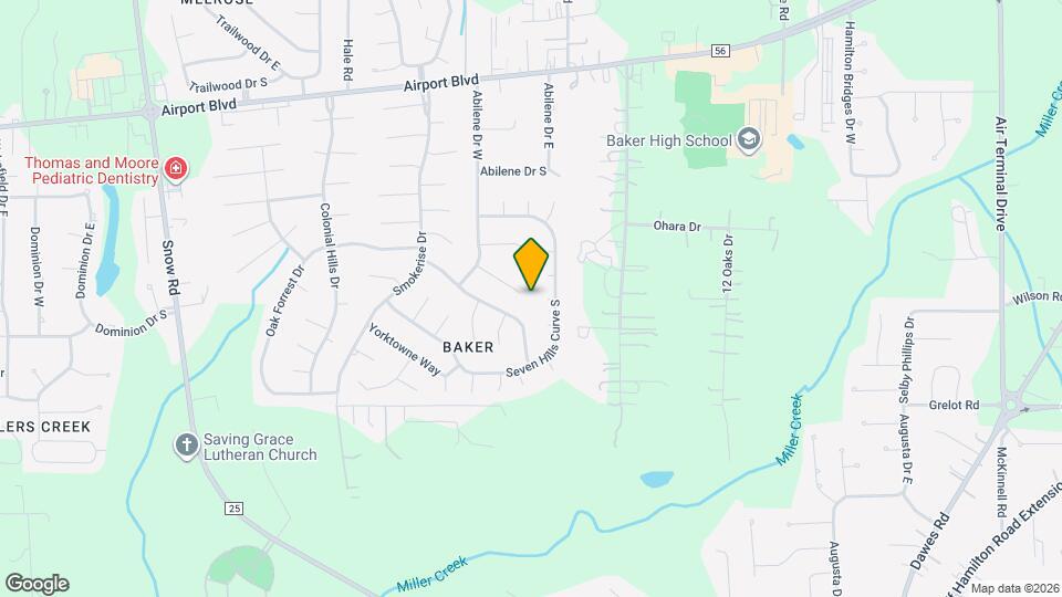 9250 Maplewood Dr Map and Location Details