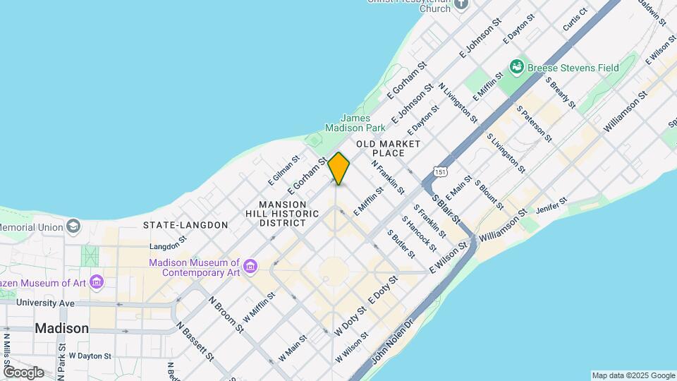 213 N Hamilton St Map and Location Details