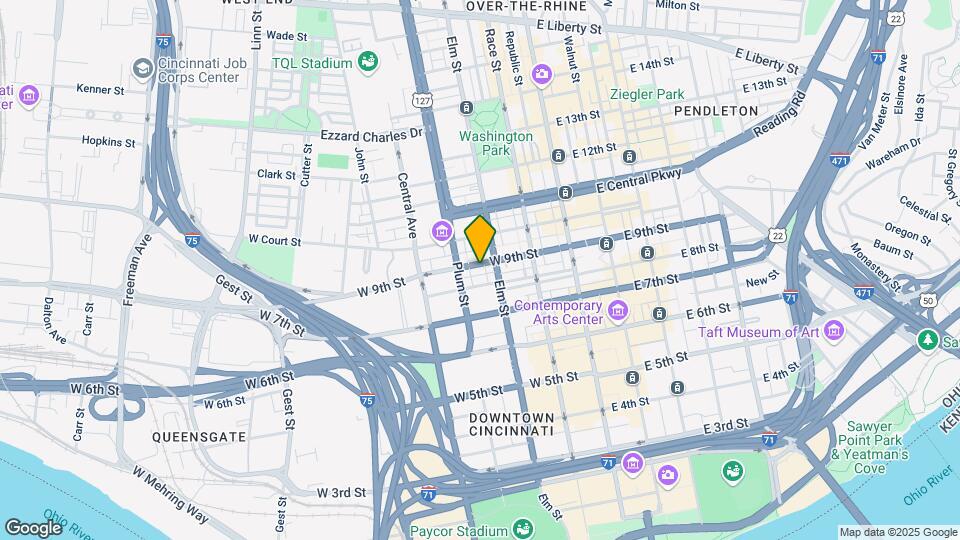 215 W 9th St Map and Location Details