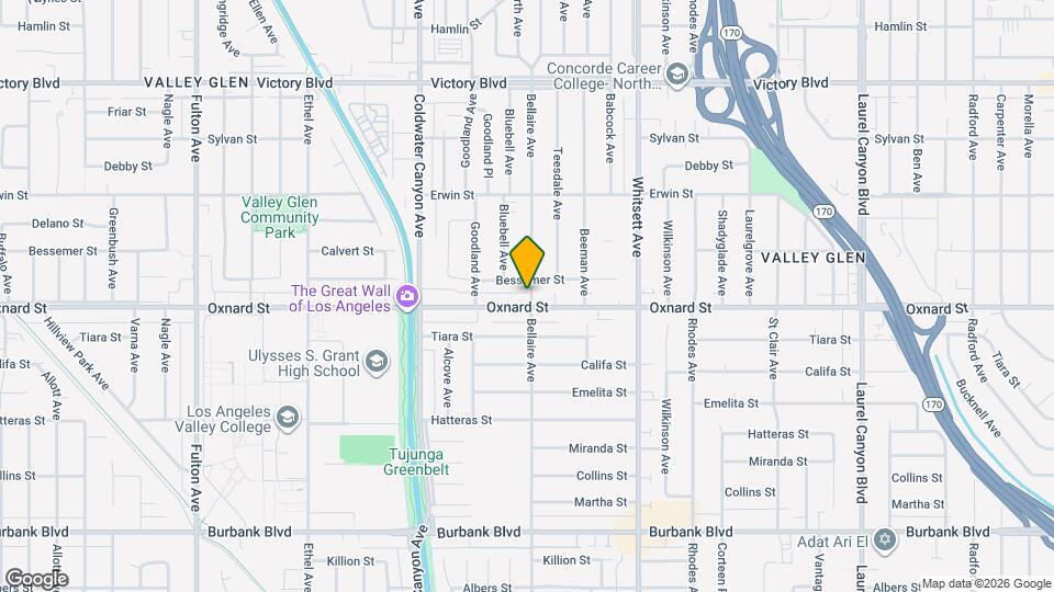 6011 Bellaire Ave Map and Location Details