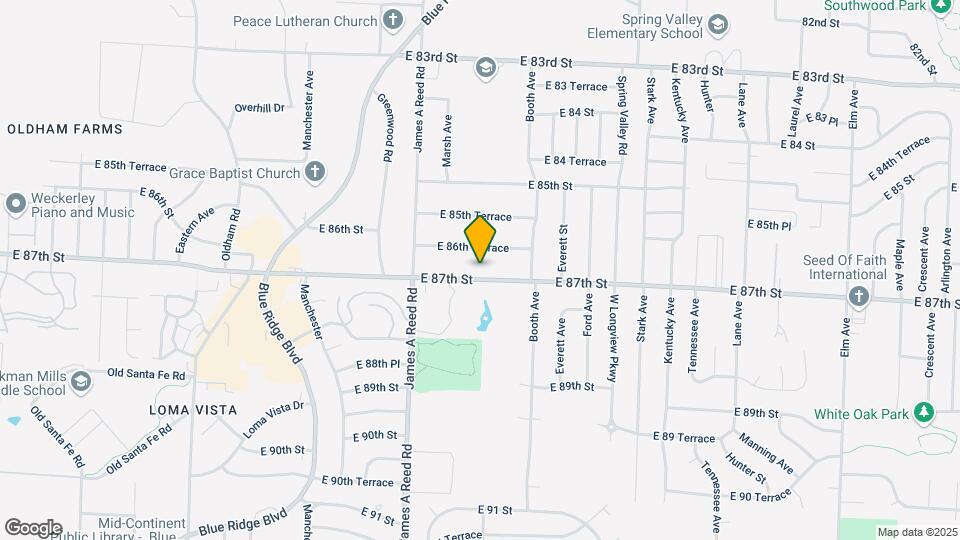 8400 E 87th St Map and Location Details