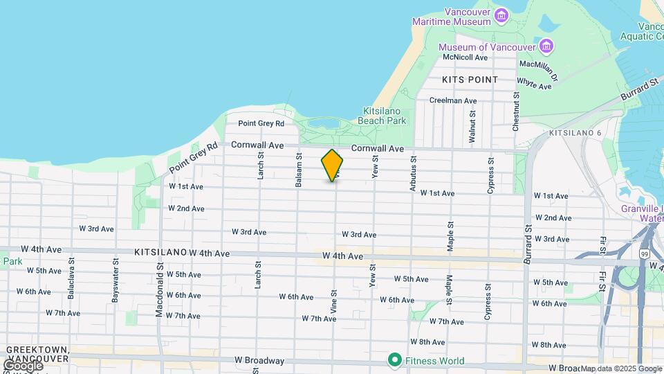 1639 Vine St Map and Location Details