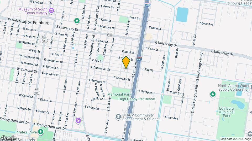 1317 E Champion St Map and Location Details