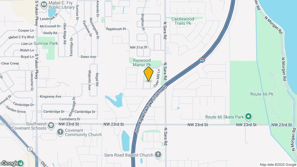 2813 Sunberry Way Mapa y Detalles de la Ubicación