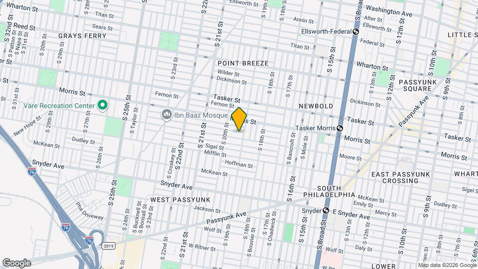 1910 Pierce St Mapa y Detalles de la Ubicación