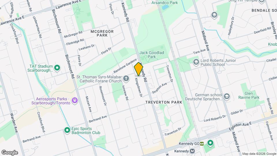 45 Kingsdown Dr Map and Location Details