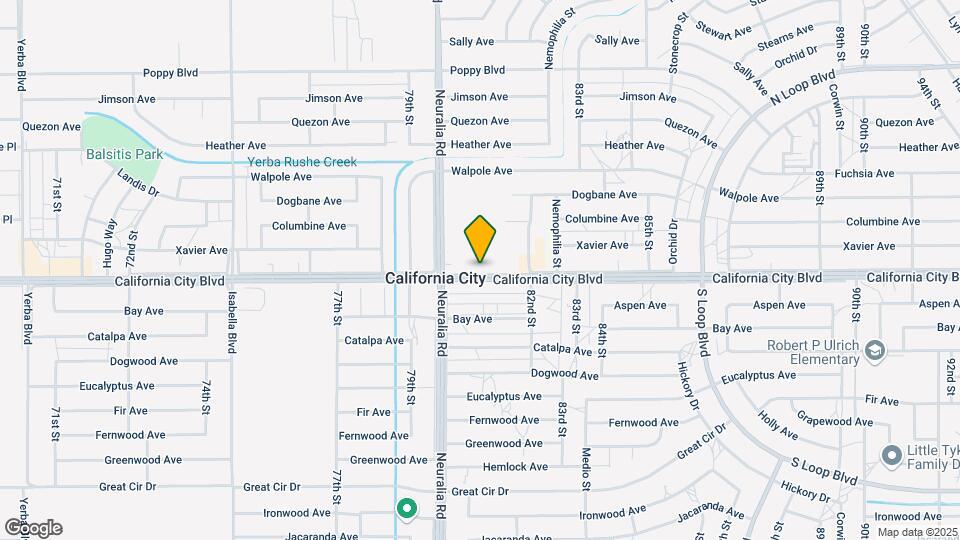 8047 California City Blvd Map and Location Details