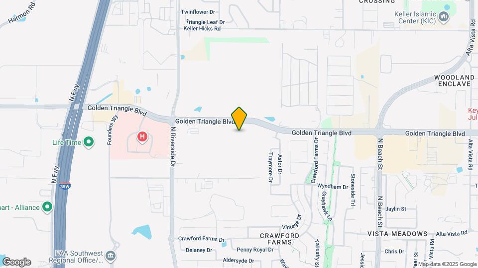 3800 Golden Triangle Blvd Map and Location Details