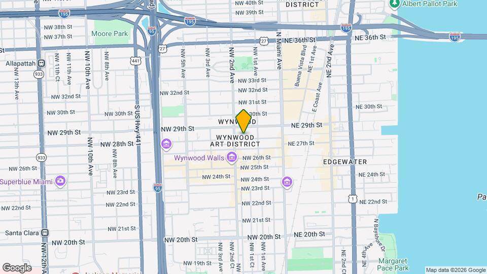 169 NW 28th St, Unit A1 Map and Location Details