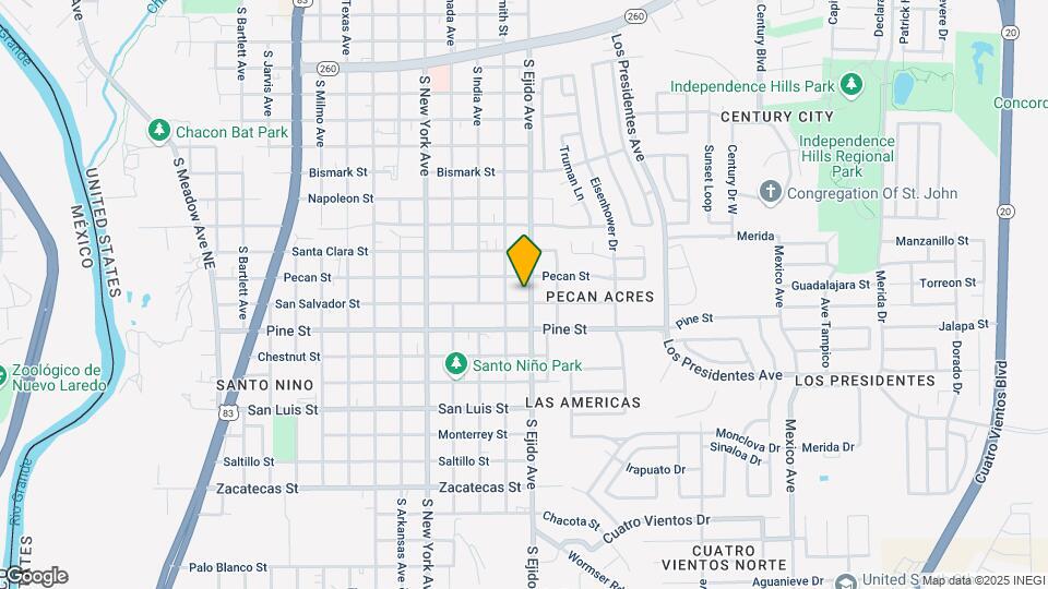 3212 San Salvador St Map and Location Details