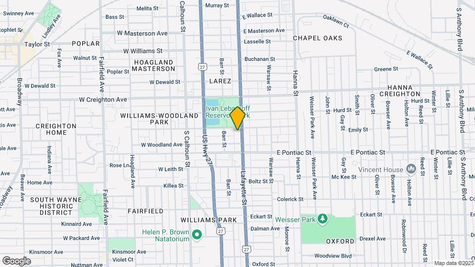 2514 Lafayette St-Unit -2516 S Lafayette St Map and Location Details
