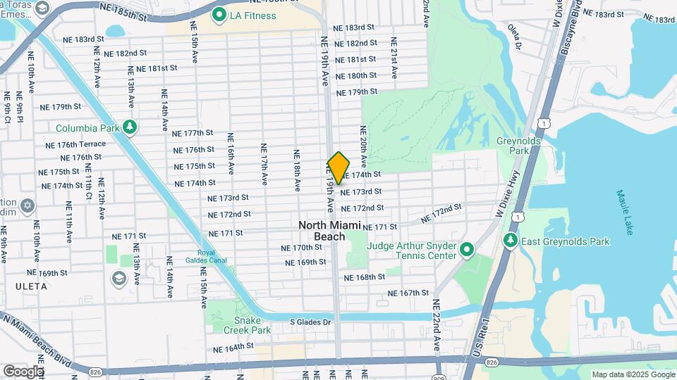17301 NE 19th Ave Map and Location Details