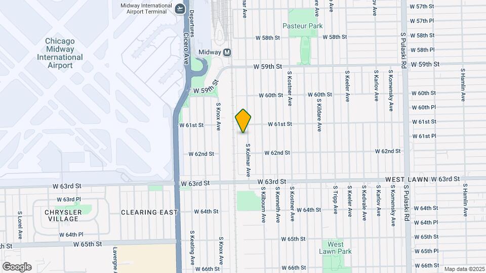 6122 S Kolmar Ave Map and Location Details