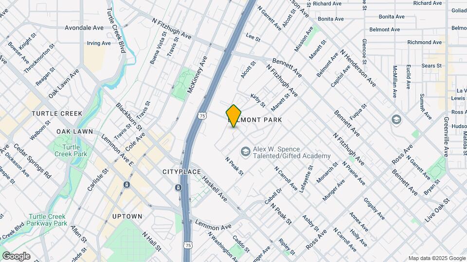 4412 Atoka St Mapa y Detalles de la Ubicación