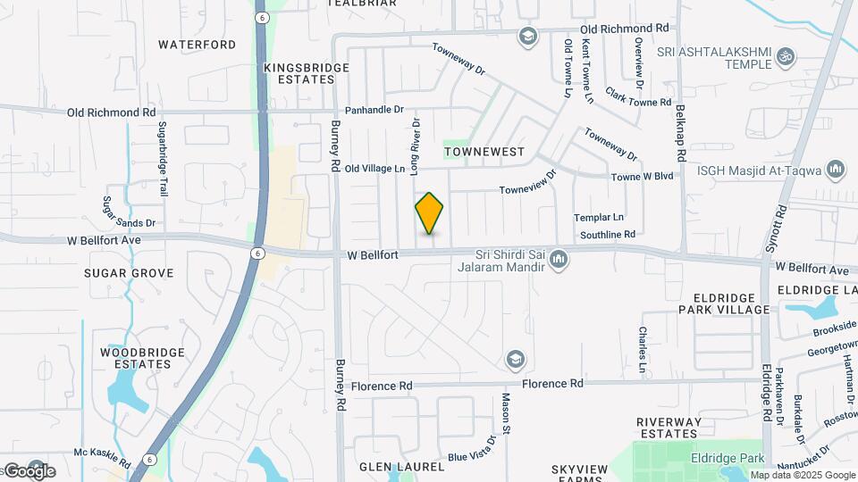 10534 Westedge Dr Map and Location Details