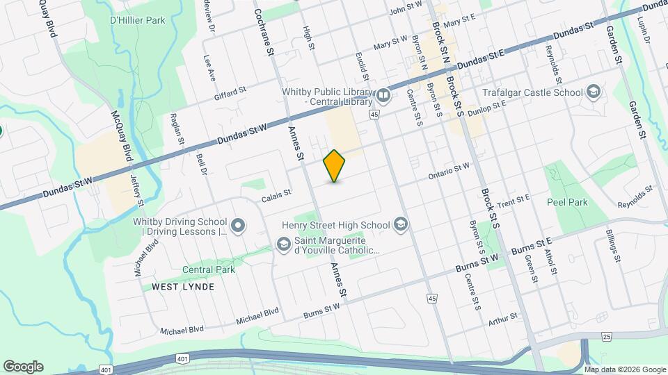 711 Gilbert St W Map and Location Details