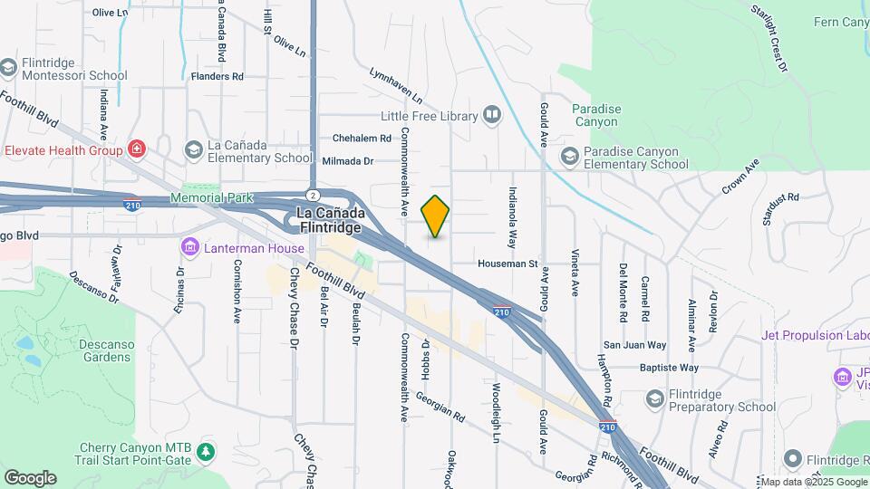 4720 Orange Knoll Ave Map and Location Details