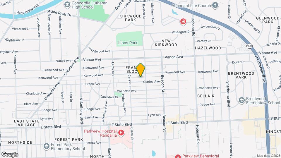 Slocum Pointe Map and Location Details