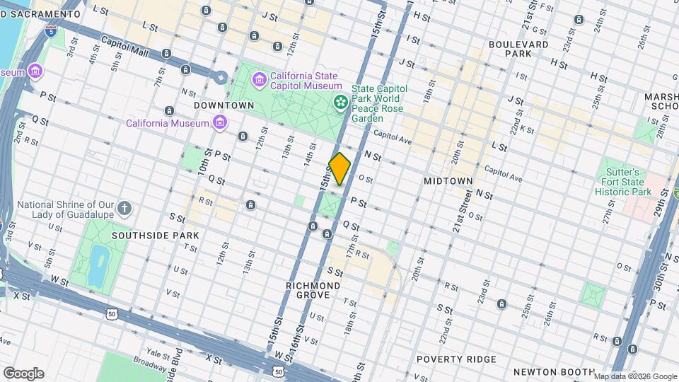 1519 P St Map and Location Details