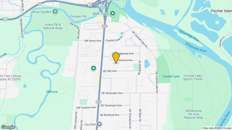 345 SE Lilly Ave Map and Location Details