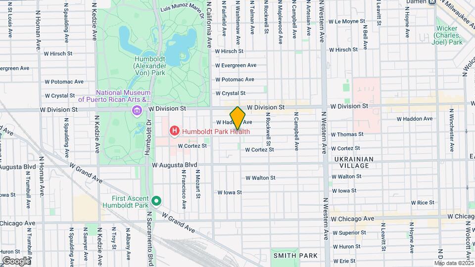 2702 W Thomas St, Unit 2F Map and Location Details