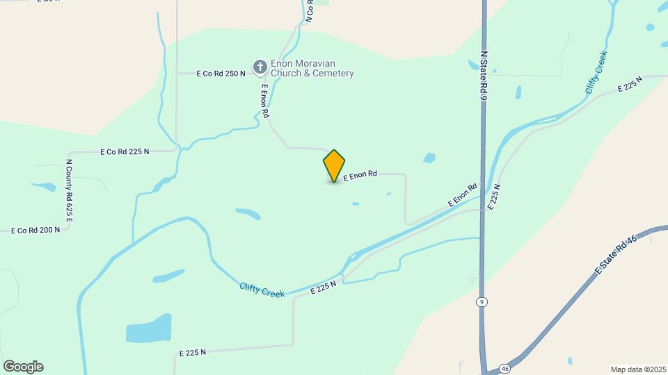 12985 E Enon Rd Map and Location Details
