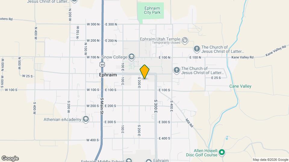242 E Center St Map and Location Details