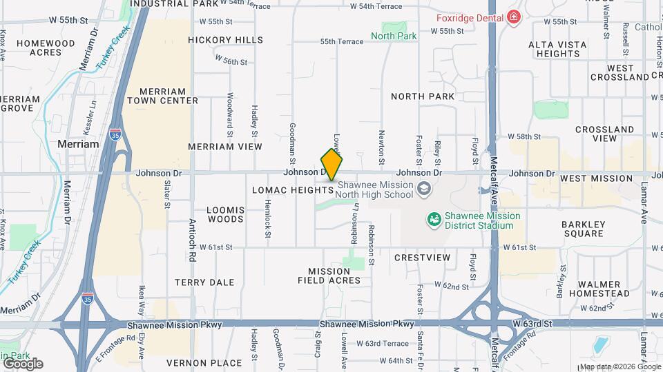7915 W 59th Terrace Map and Location Details