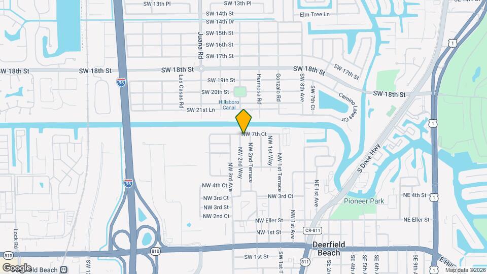 736 NW 2nd Way Map and Location Details