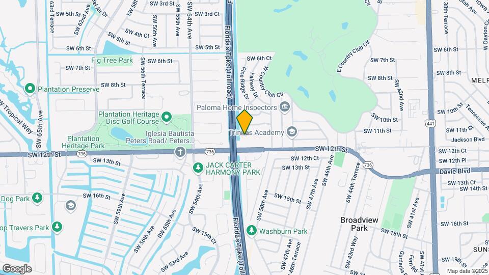 1101 SW 51st Ave Map and Location Details