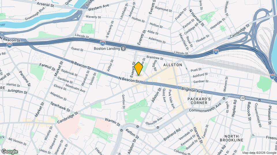 15 North Beacon St, Unit 602 Map and Location Details