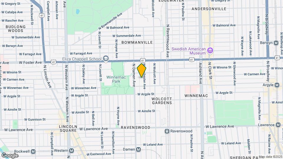 5050 N Winchester Ave, Unit 3 Map and Location Details