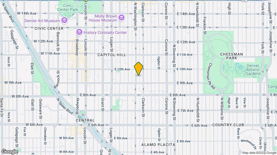930 N Washington Mapa y Detalles de la Ubicación