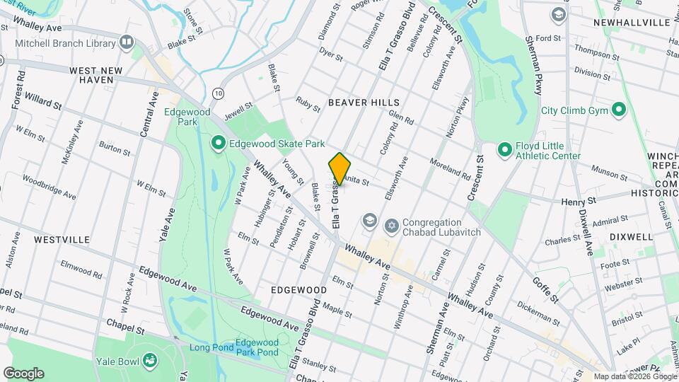 1551 Ella T Grasso Blvd Map and Location Details