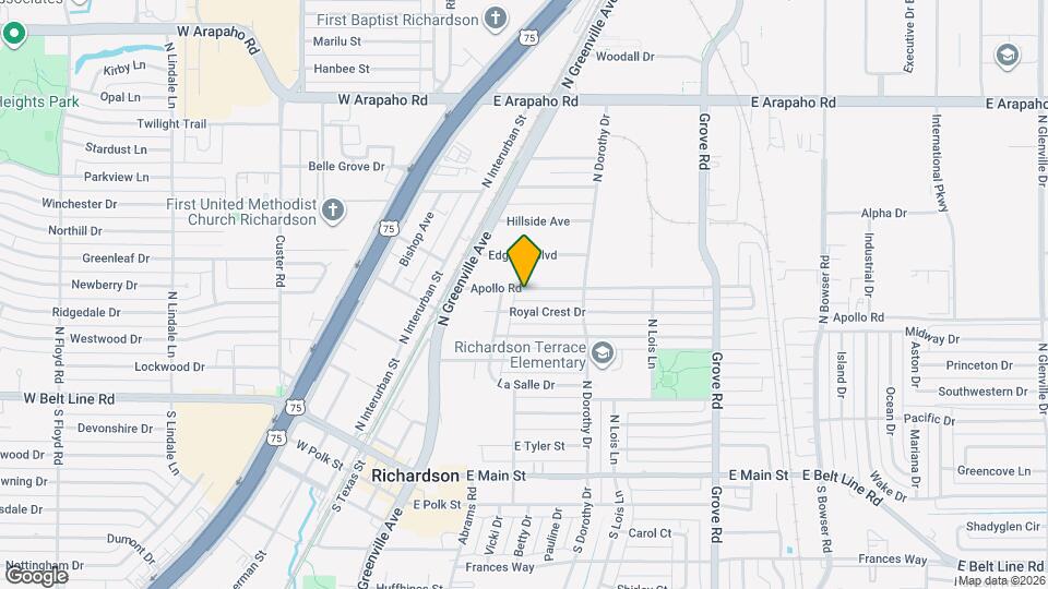 418 Apollo Rd Map and Location Details