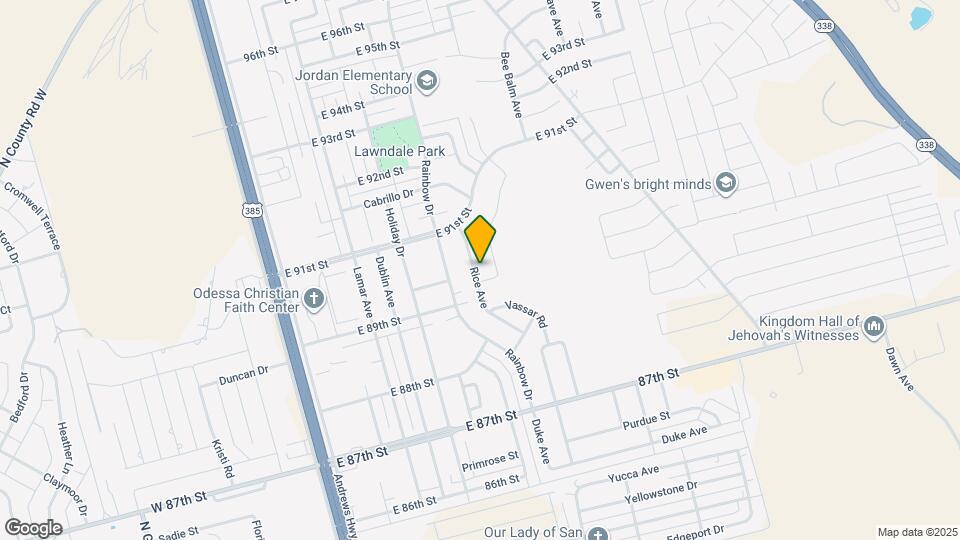 9008 Rice Ave Map and Location Details