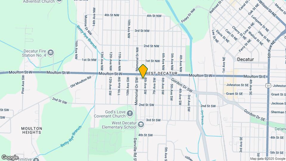 205 8th Ave SW Map and Location Details
