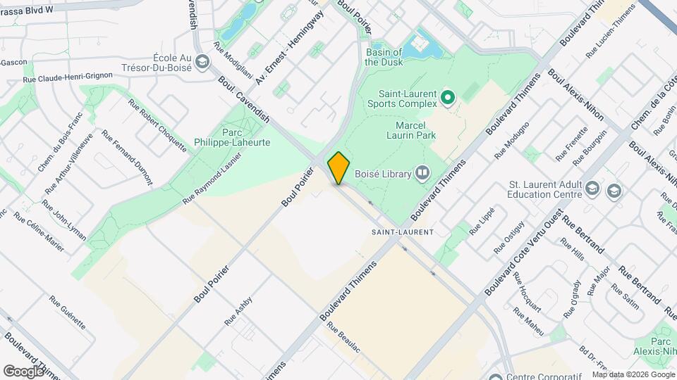 1115 Boul. Cavendish Map and Location Details