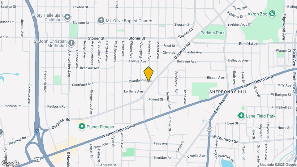 1264 Diagonal Rd Mapa y Detalles de la Ubicación