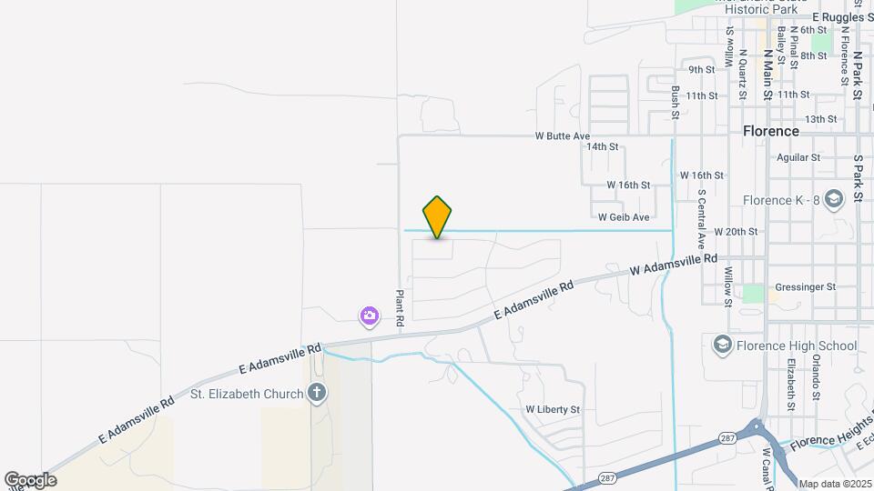 1067 W 20th St Map and Location Details