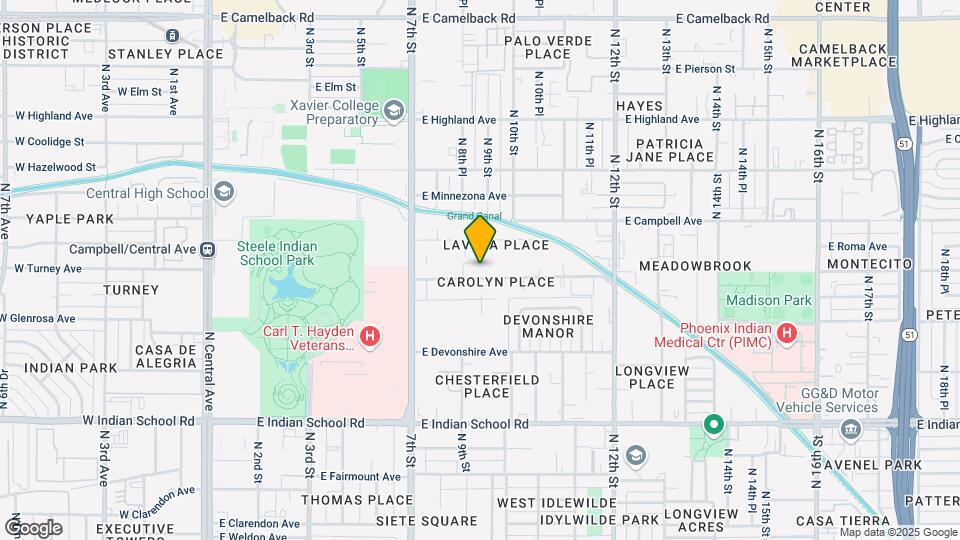 830 E Turney Ave Map and Location Details