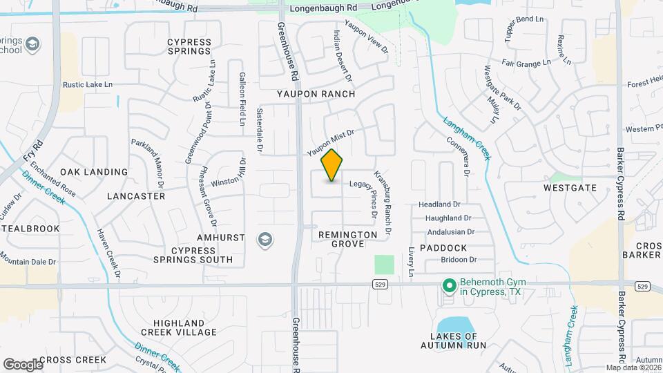 7619 Legacy Pines Dr Map and Location Details