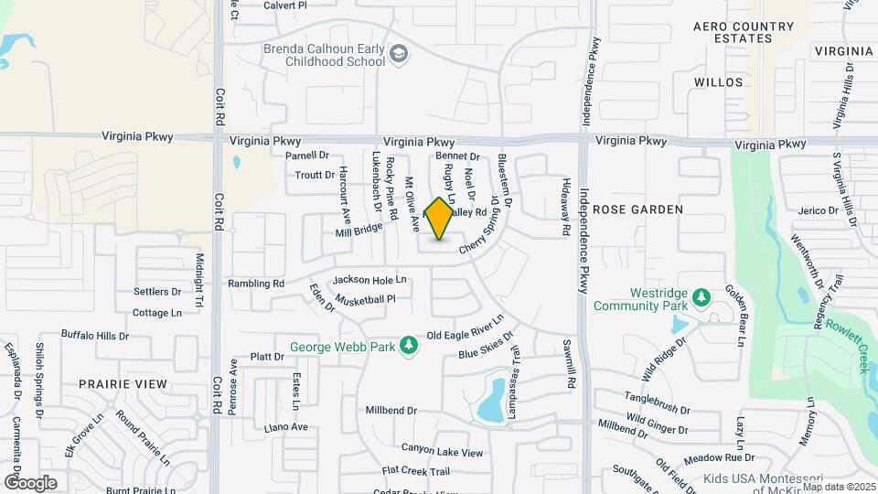 608 Cherry Spring Dr Map and Location Details