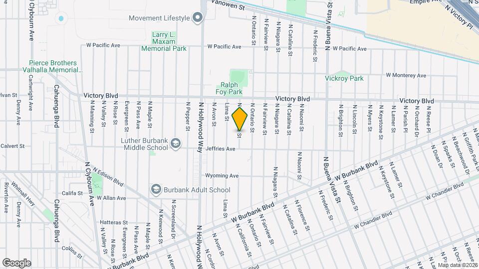 1728 N California St Map and Location Details